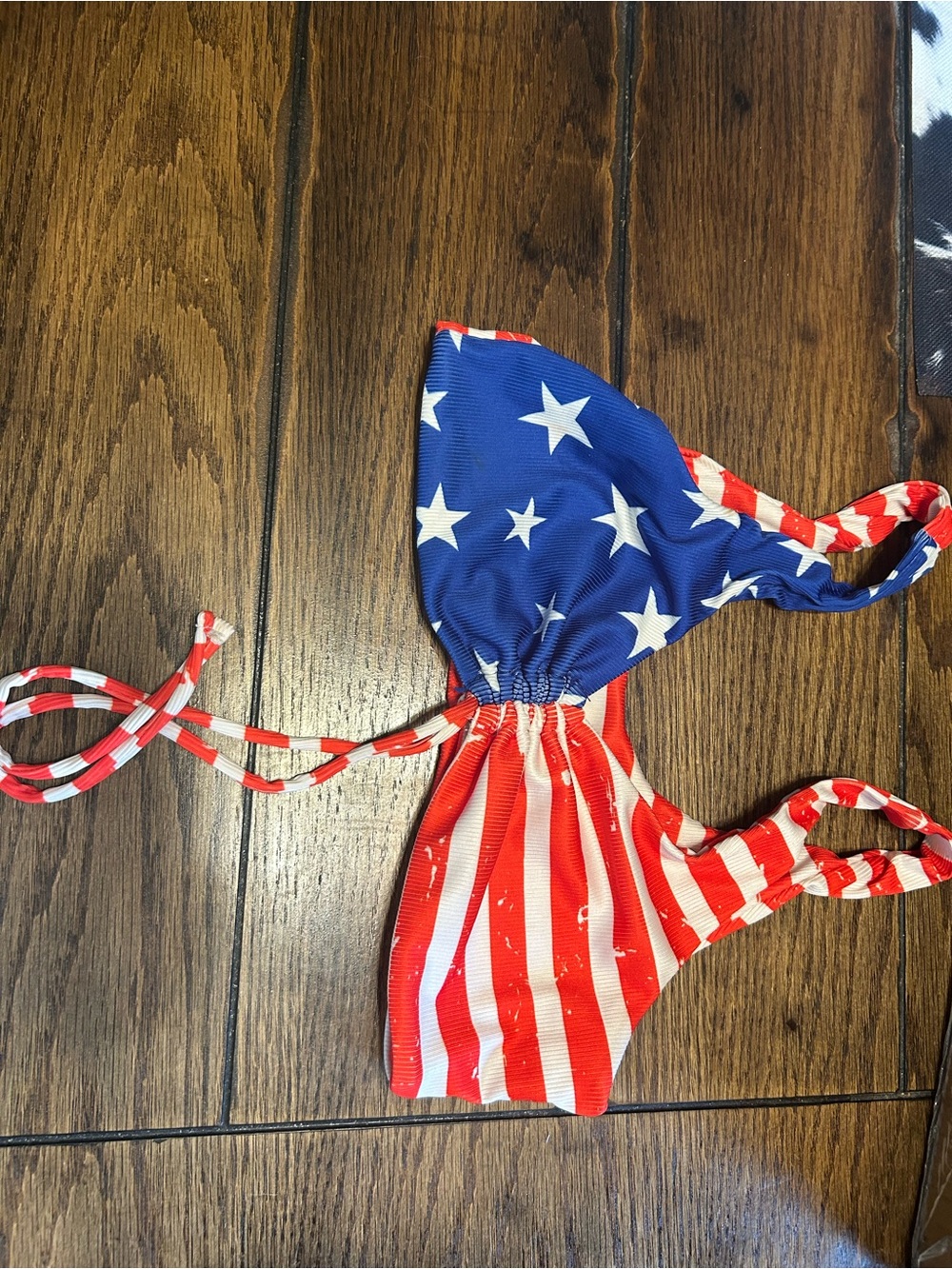 Patriotic bikini top